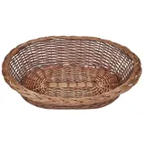 Kstyhome Weide Hundekorb/Tierbett Katzenbett Hundebett Natur 70 cm