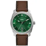 Fossil Machine Quarz Edelstahl 45 mm FS6085