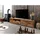 Wolf-Möbel BARK TV-Lowboard 220x40x47 cm Beige Massivholz