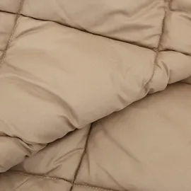 vidaXL Sommerdecke Taupe 240 x 200 cm Mikrofaser