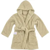 Meyco Baby Uni Frottee Bademantel (Kinderbademantel aus 100% Baumwolle, wunderbar weich, hochwertige Qualität, feuchtigkeitsabsorbierend, Größe: 86/92),