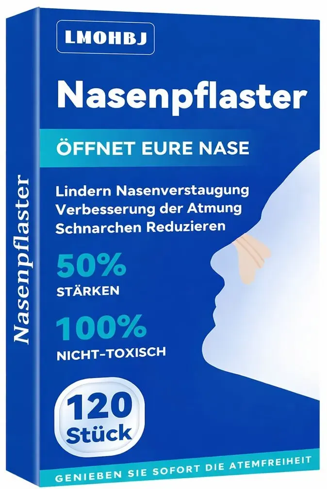 Lmohbj Nasenpflaster Schnarchen, Nose Strips Nasal 120 St