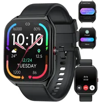 Smartwatch für Herren Damen, 100+ Sportmodi, Herzfrequenz- und Schlafmonitor, Schrittzähler, Smartwatches für Android iOS, Smartwatch (Annehmen/Telefonieren), IP68 Wasserdicht Fitness Tracker