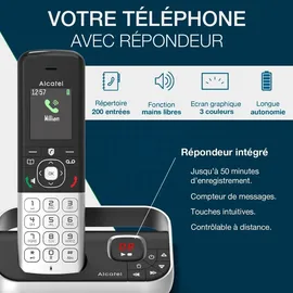 Alcatel FX990 Voice Duo Schwarz/Grau