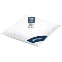 casimum 3-Kammer-Daunenkissen 80 x 80 cm Weiß