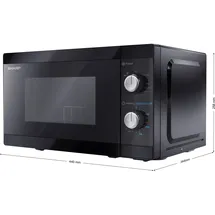 Sharp YC-MG01E-B Schwarz