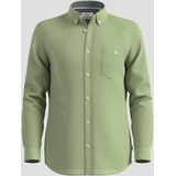 s.Oliver Langarmhemd mit aufgesetzter Brusttasche, Herren, grün, XL