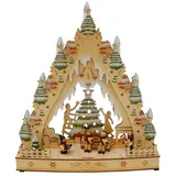 Hti-Living HTI-Living, Weihnachtsbeleuchtung, Lichterbogen LED Weihnachtsbaum - 2 Jahre Gewährleistung - mind. 14 Tage Rückgaberecht - Beige - n.a.