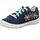 superfit - Schnürschuhe TENSY - BLUMEN in blau, Gr.27