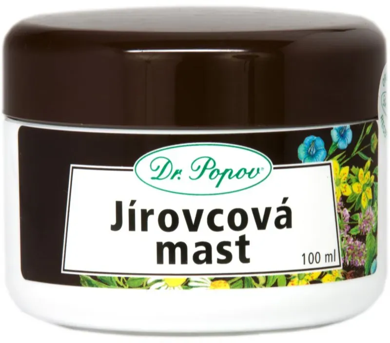 Dr. Popov Herbal ointments Horse chestnut Salbe zur Linderung von Gelenkschmerzen und Steifheit 100 ml