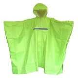 Sonia Originelli Regenponcho Unifarben Regencape Schutz leicht Farbe Neon-Gelb