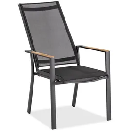Niehoff Palos Flex Hochlehner 60 x 73 x 110 cm anthrazit/schwarz