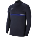 Nike Herren Dri-FIT Academy 21 Longsleeve, Obsidian/White/Royal Blue/White, 2XL