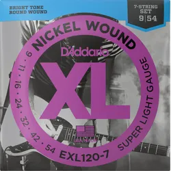 D'Addario EXL120-7 Super Light
