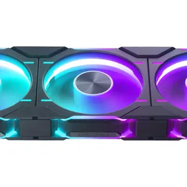 PHANTEKS D30 PWM Regular Airflow D-RGB Schwarz (B x H x T) 120 x 120 x 30 mm
