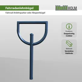 Trutzholm Fahrradständer Fahrradanlehnbügel 118 x 56 cm Stahl Ø 60 mm