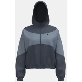 Under Armour Rival Woven Jacke Grau/Schwarz M