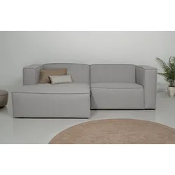 Ecksofa ANDAS "Dalby, L-Form", beige, B:228cm H:73cm T:154cm, 100% PES, Sofas, extra tiefe Sitzfläche, mit Kedernaht, angenehmer Sitzkomfort