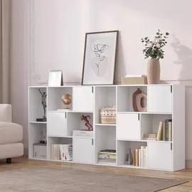 Woltu Aktenregal 106 x 96 x 30 cm Weiß