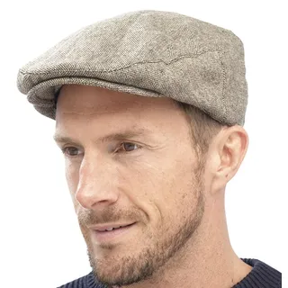 Tom Franks Traditionelle Schiebermütze für Herren, Sandfarben/Beige, L/XL - L-XL