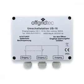 Offgridtec Umschaltstation für Netzvorrangschaltung USV Betrieb US-16 230V 16A