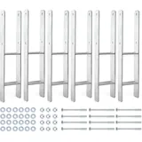 XPOtool Zaunpfosten 101 x 600 mm Silber/feuerverzinkt