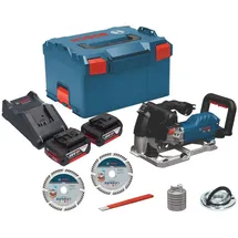 Bosch GNF 18V-40 Mauernutfräse 18 V 40 mm + 2x Akku 5,0 Ah + Ladegerät + L-Boxx