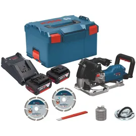 Bosch GNF 18V-40 Mauernutfräse 18 V 40 mm + 2x Akku 5,0 Ah + Ladegerät + L-Boxx