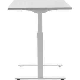 TOPSTAR Schreibtisch E-Table lichtgrau / Weiß