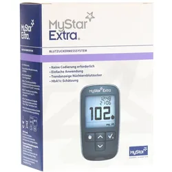 Mystar Extra Blutzuckermessgerät Set mg/ 1 St