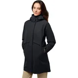 Jack Wolfskin Damen Baylight 3in1 Mantel (Größe XL, schwarz)