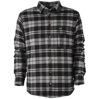 Forsberg Reyvo II Flanellhemd / grau/schwarz / M