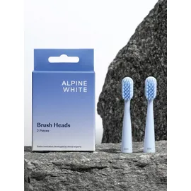 Alpine White Zahnbürstenköpfe 2 St. antibakteriell