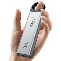 ORICO Portable SSD 8TB, Externe SSD bis zu 460MB/s, USB 3.2, Hängeloch Design, 2 in 1 USB C & A Kabel, Externe Festplatte für iPhone, Mac, PC, Smartphone - C5Max