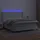 vidaXL Boxspringbett mit Matratze & LED Weiß 180x200 cm Kunstleder