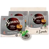 Senseo® Pads Typ Italian Style - Kaffee mit dunkler Röstung - RA zertifiziert - 5 Packungen x 16 Kaffeepads