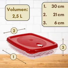 GarPet Frischhaltedose rechteckig 2,5 l