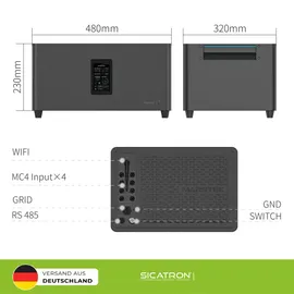 Marstek Jupiter C Plus 2,56 kWh All-In-One Balkonkraftwerk mit Speicher