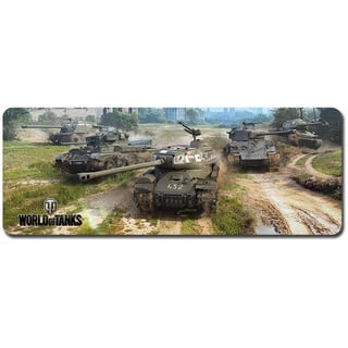 World of Tanks Großes Mauspad - Wasserdicht Und rutschfest (15, 900 * 400 * 3MM/35.5 * 15.7 * 0.12inch)