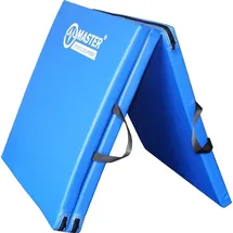 Master Faltbare 3-teilige MASTER Gymnastikmatte 180 x 60 x 3,5 cm - Blau