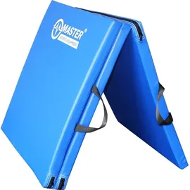 Master Faltbare 3-teilige MASTER Gymnastikmatte 180 x 60 x 3,5 cm - Blau