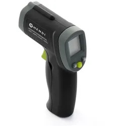 Hendi Infrarot Thermometer Messbereich von -32°C bis +400°C inklusive Batterien