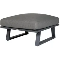 Diamond Garden Nora Modul-Lounge Hocker Aluminium grau/weiß