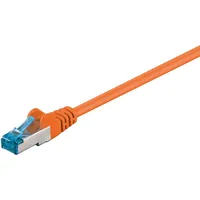 Goobay CAT 6A patch cable S/FTP (PiMF), orange