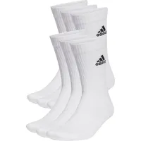 adidas Cushioned Sportswear Crew Socken 6er Pack White / Black 43-45