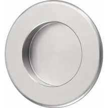 Hermeta - Muschelgriff Aluminium Silberfarbig Eloxiert Rund Einlass-ø 35 Mm