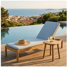 Idimex Gartenliege 186 x 66 x 30 cm Beige