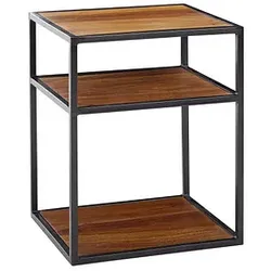 WOHNLING Beistelltisch Massivholz sheesham 40,0 x 35,0 x 50,0 cm