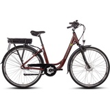 Saxonette E-Bike Advanced Plus 10,4Ah 50 cm bordeaux glänzend)