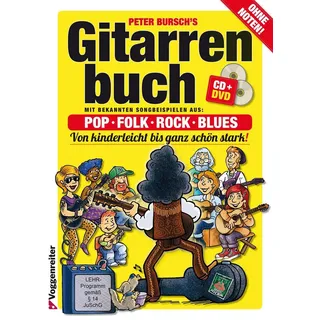 VOGGENREITER Mit bekannten Liedbeispielen aus Pop, Folk, Rock & Blues von kinderleicht bis ganz schön stark